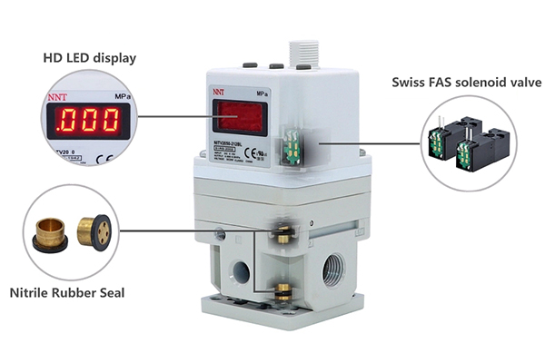 Structure principle and characteristic of electric proportional valve