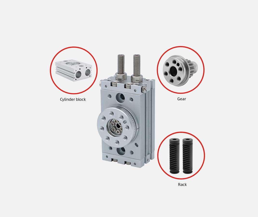 Rotary Table/Rack & Pinion Type NMSQ