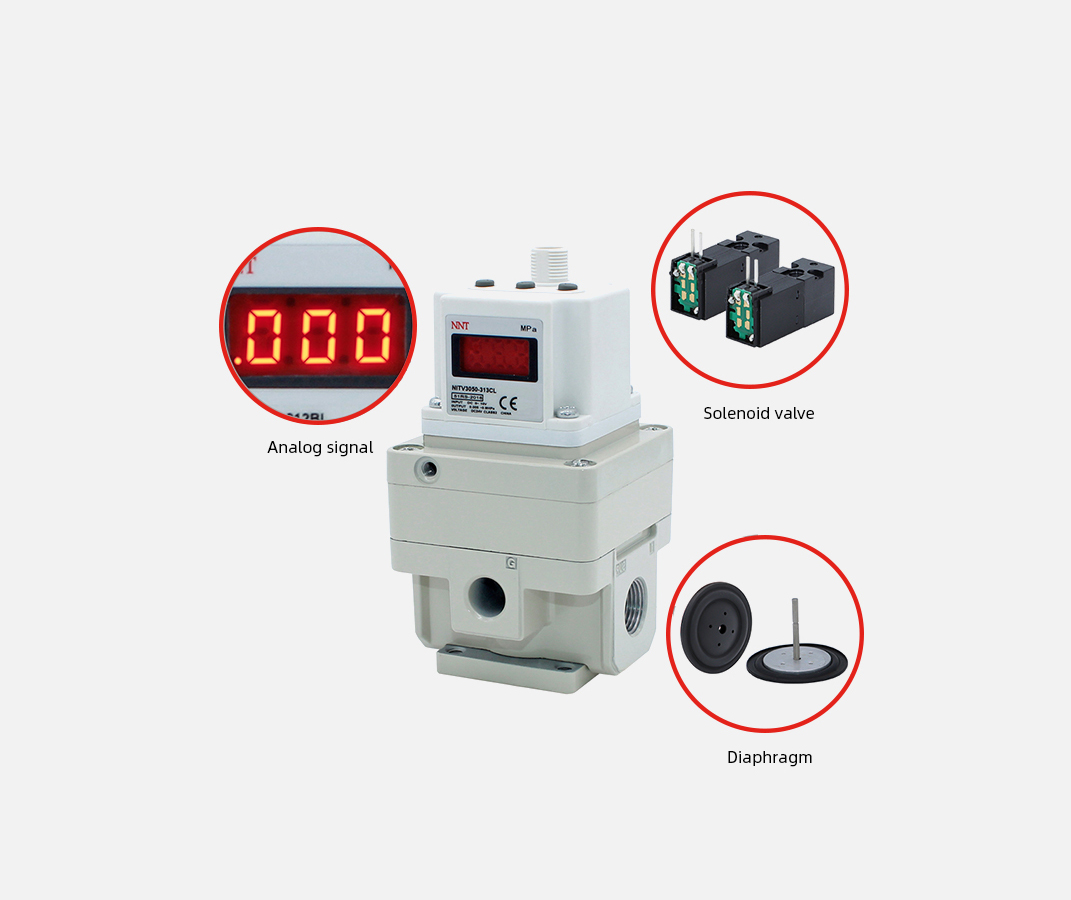 Digital Vacuum Pressure Regulator NITV3000